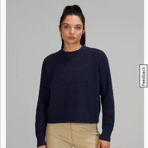 Lululemon Texture Play Crew Sweater